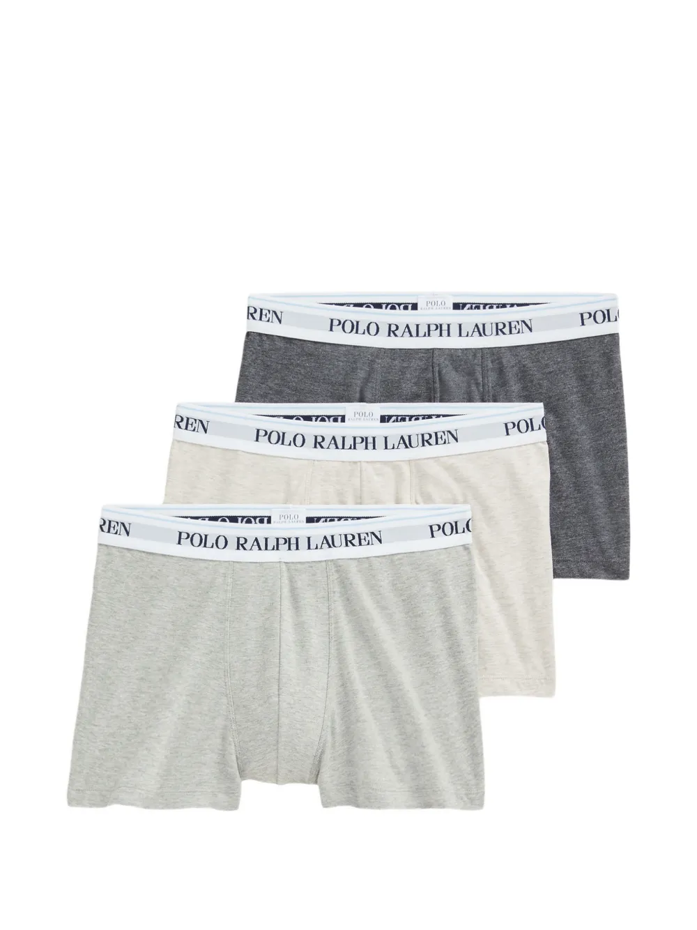 Polo Ralph Lauren logo-waistband boxers (pack of three) - Grigio