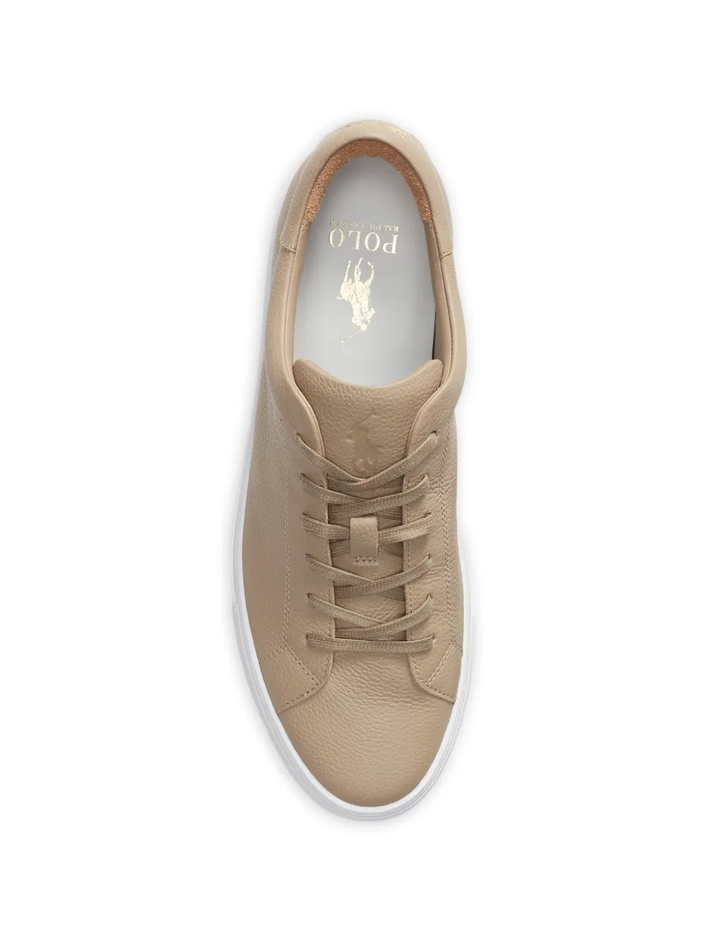 Polo Ralph Lauren Sneakers met veters Beige