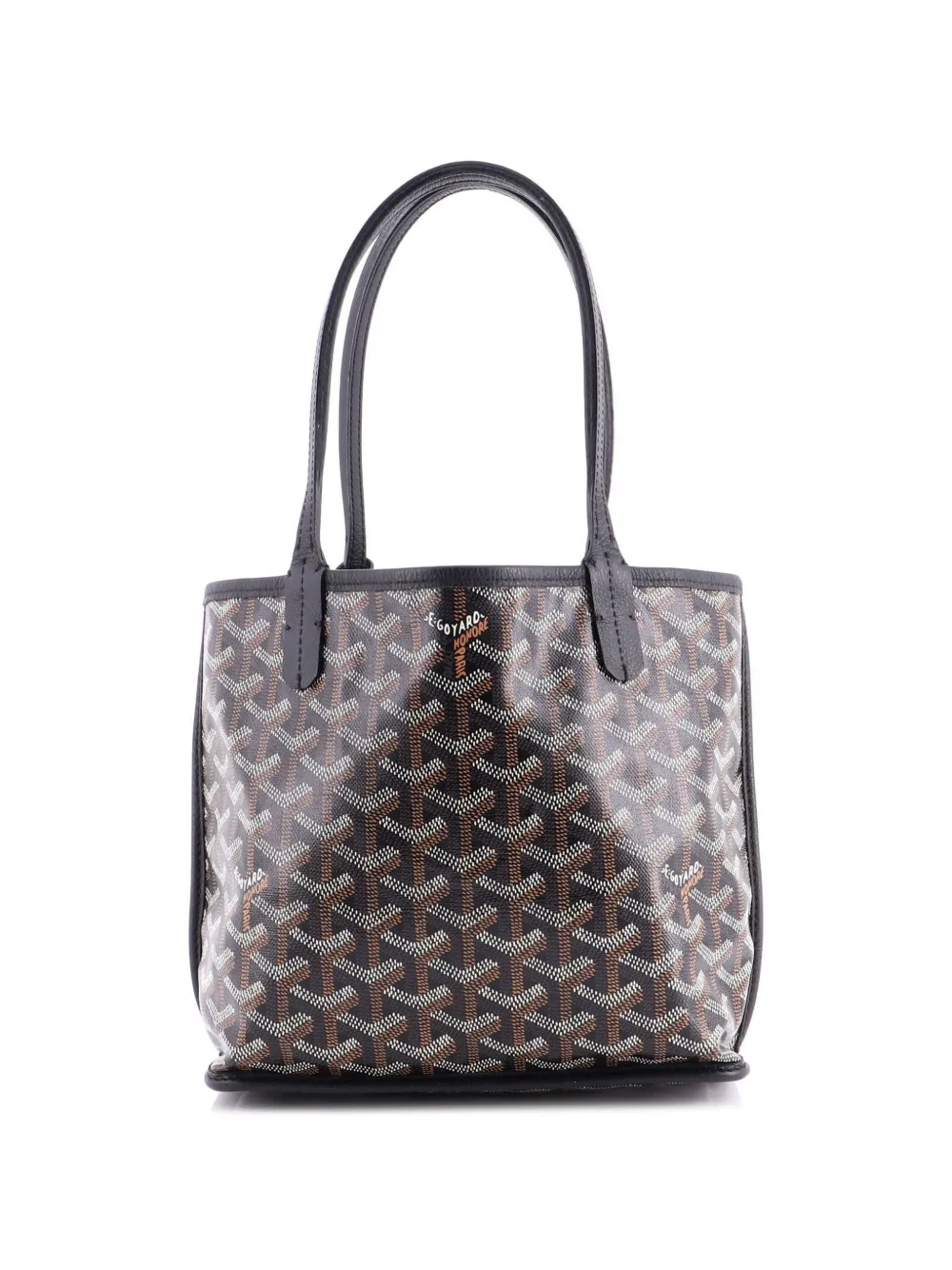 Anjou Reversible Tote Coated Canvas Mini Satchel