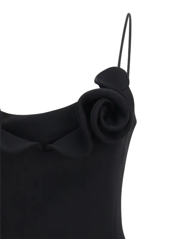 knee length dresses for ladies MAGDA BUTRYM Sculptural Rose Dress I ICON