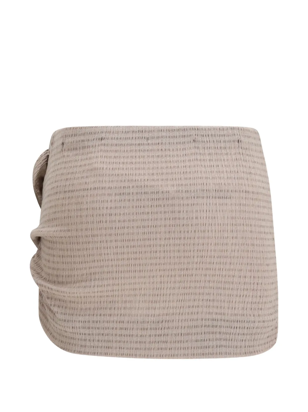 Magda Butrym Mini-rok met bloemapplicatie Bruin