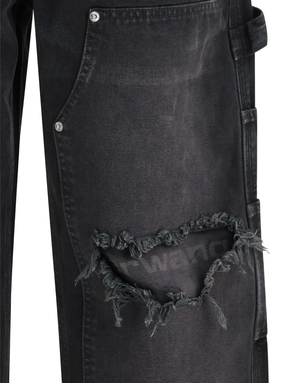  Alexander Wang Zip-detail Jeans - Black 