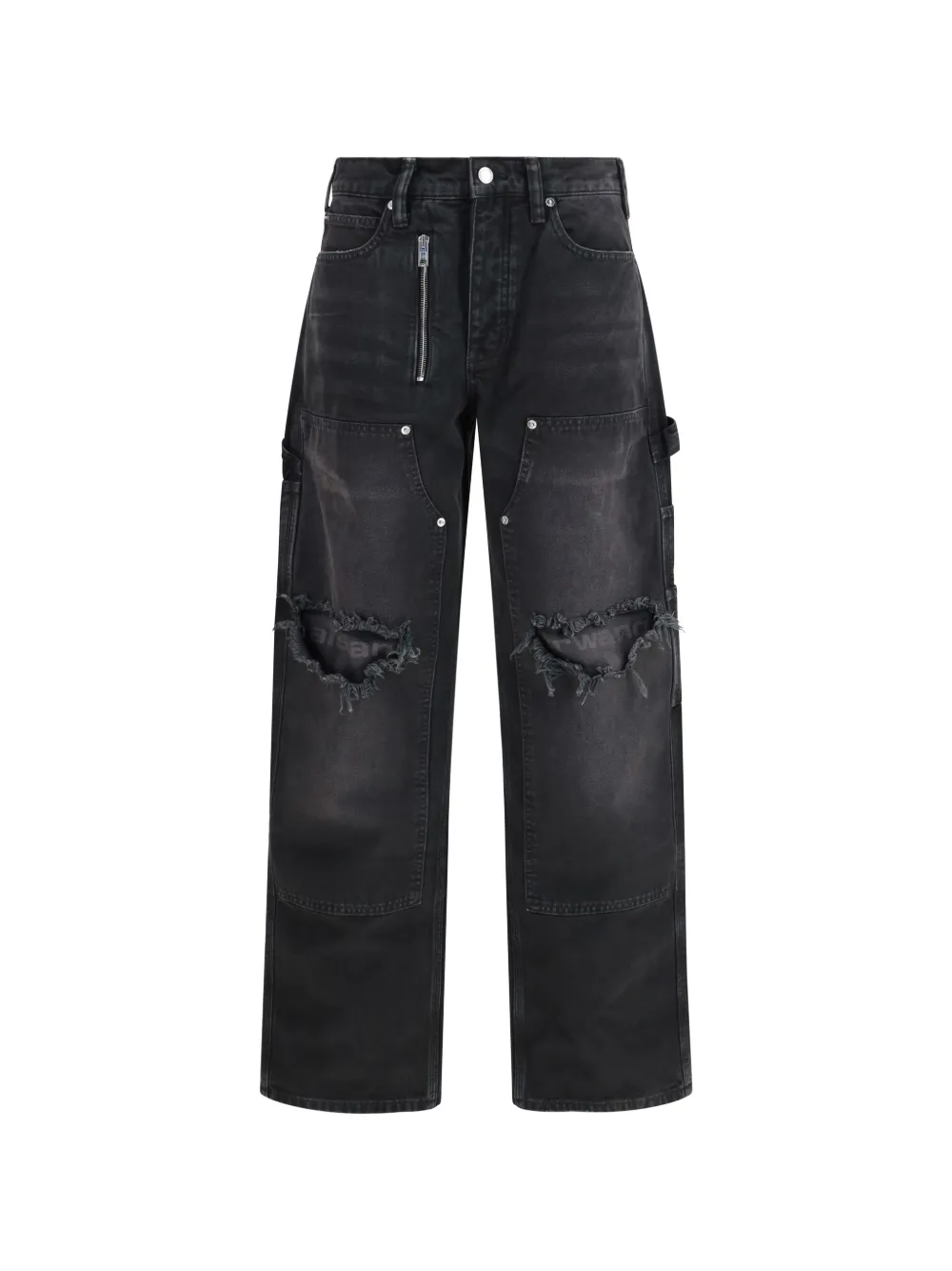 Alexander Wang zip-detail jeans - Nero