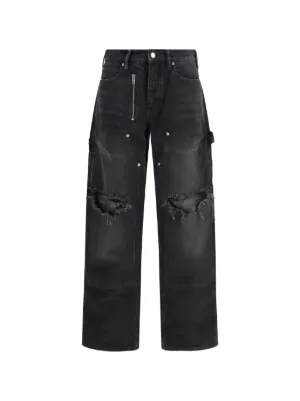 Alexander Wang Bite デニムショートパンツ | ブラック | FARFETCH JP