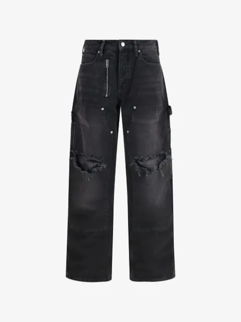 Alexander Wang Calça jeans com detalhe de zíper