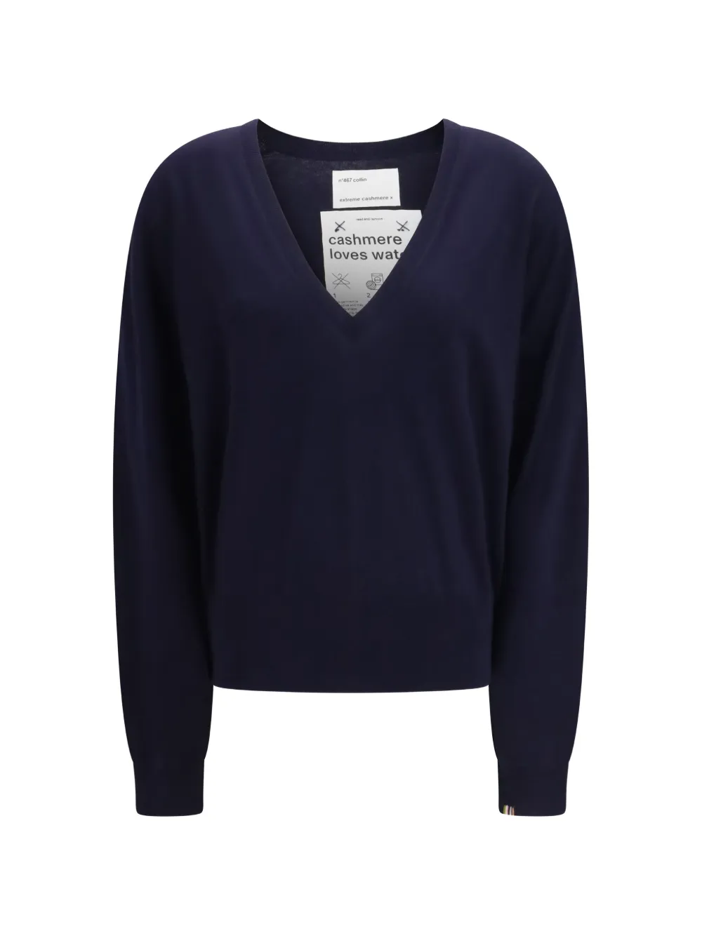 extreme cashmere N°467 Collin V-neck sweater - Blu