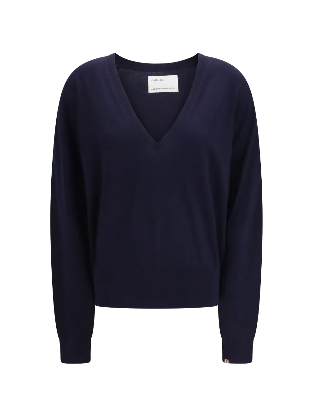 extreme cashmere N°467 Collin V-neck sweater - Blu