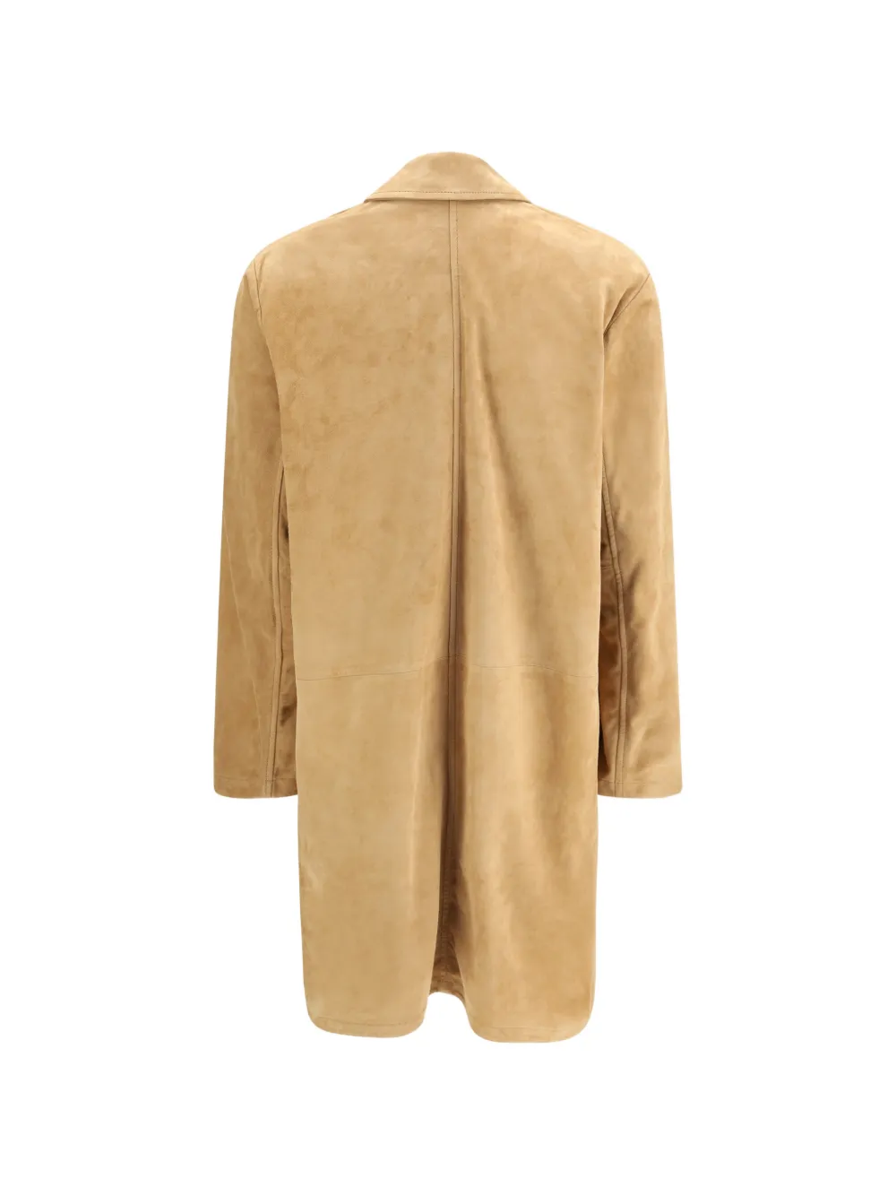  S.w.o.r.d 6.6.44 Button Suede Coat - Neutrals 