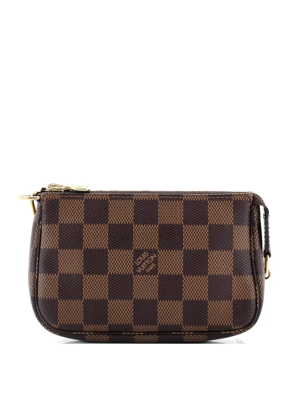 Louis Vuitton Pre-Owned Pochette Accessoires Damier Mini clutch bag - Marrone