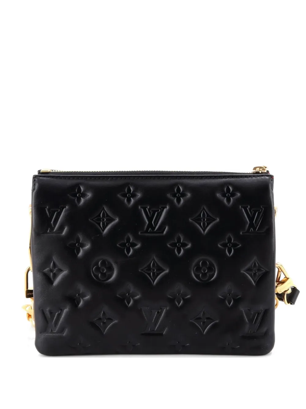 Louis Vuitton Pre-Owned Coussin Bag Monogram Embossed Lambskin BB crossbody bag - Nero