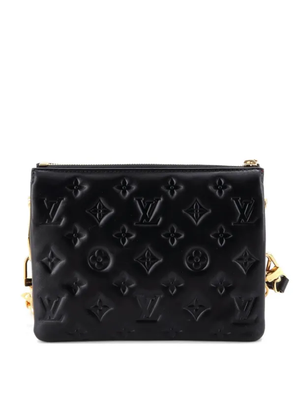 Louis Vuitton Pre-Owned クッサン モノグラム エンボス ラムスキン BB