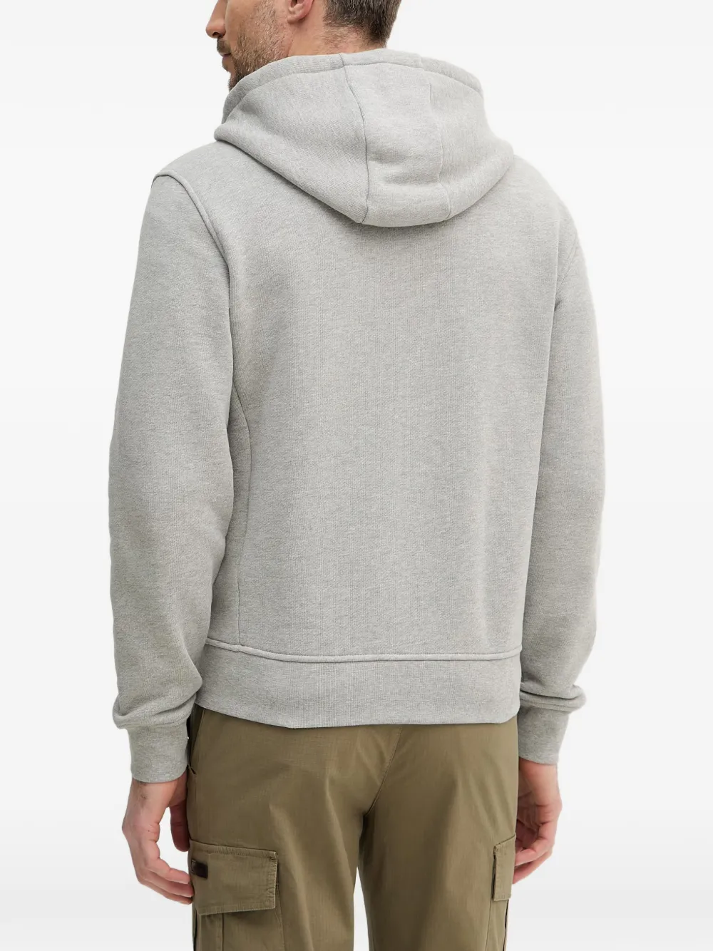 Trussardi Hoodie met geborduurd logo Grijs