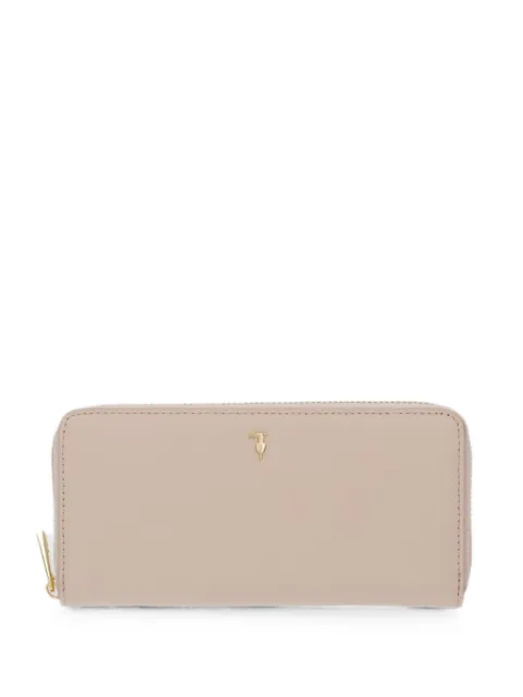 Trussardi zip emblem wallet