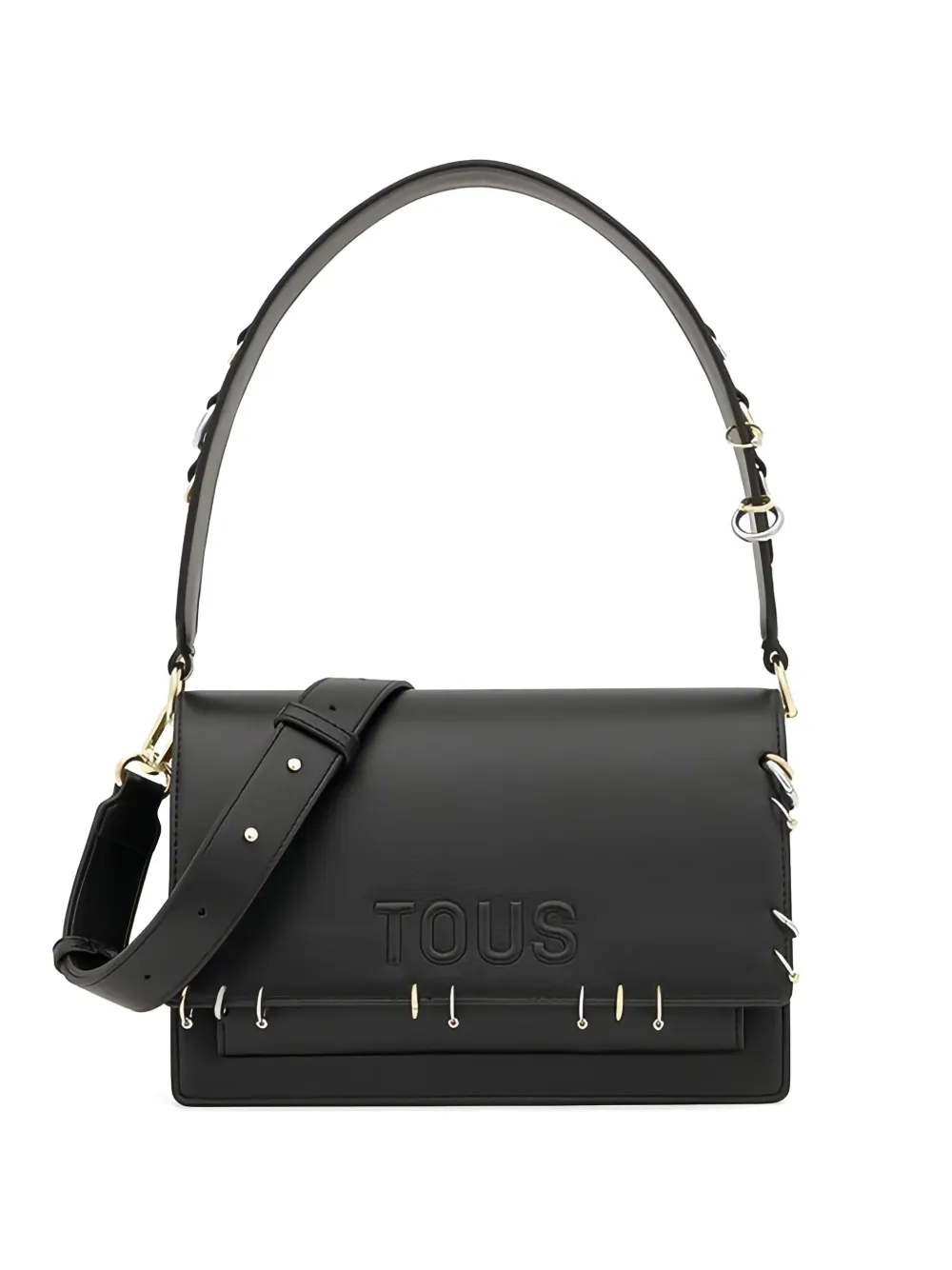 TOUS rings-embellishment cross body bag - Nero