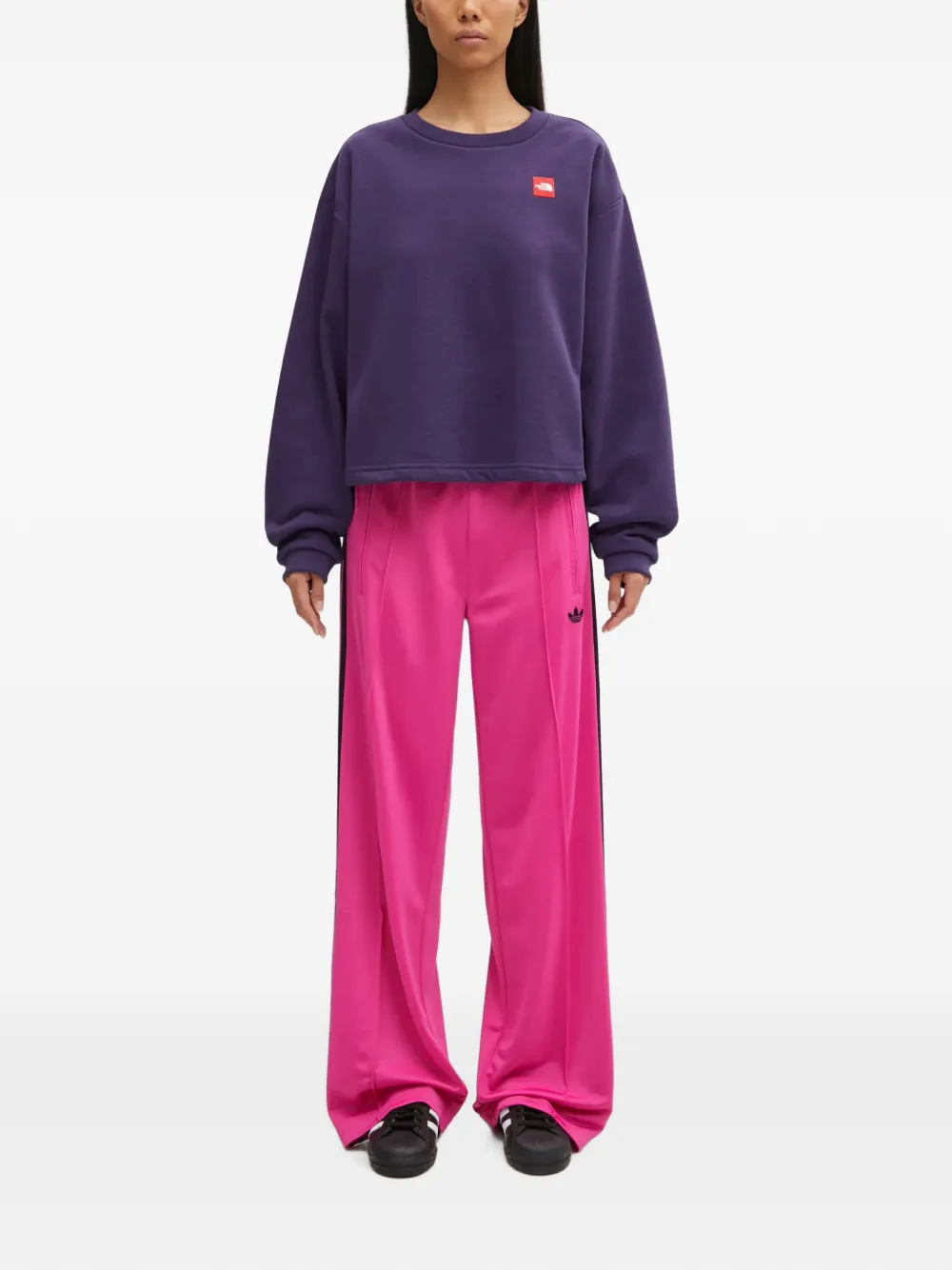 The North Face Red Box sweater Paars