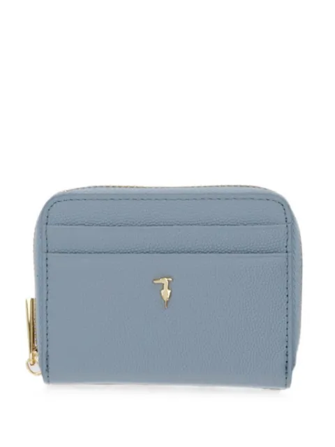 Trussardi portefeuille Cameo en cuir à fermeture zippée