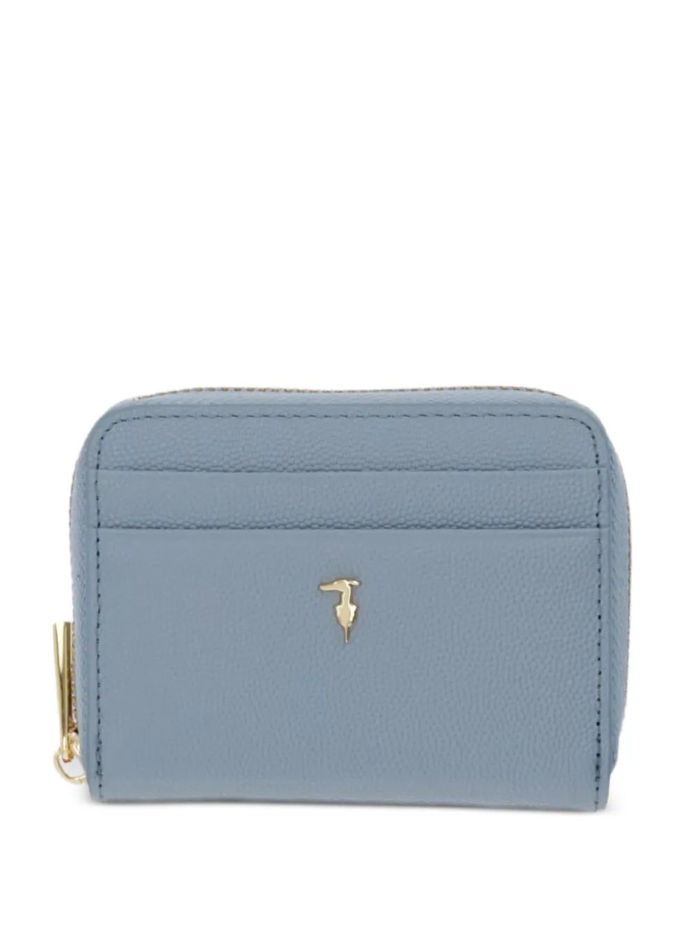 Trussardi Portafoglio Cameo con zip - Blu