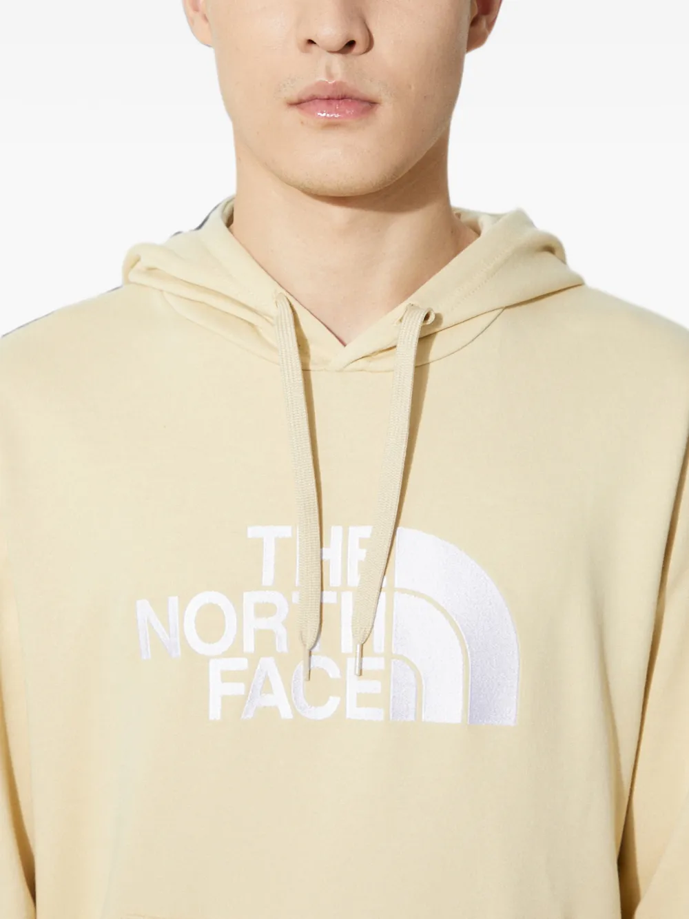 The North Face Hoodie met geborduurd logo Beige