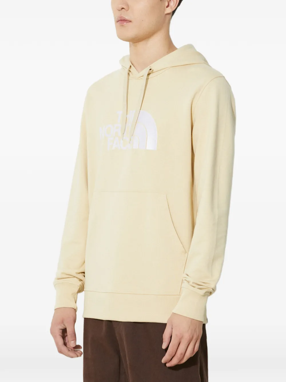 The North Face Hoodie met geborduurd logo Beige