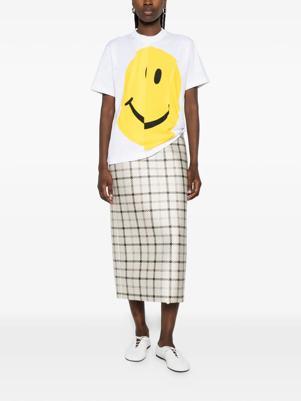 Moschino T-shirt met grafische print Wit