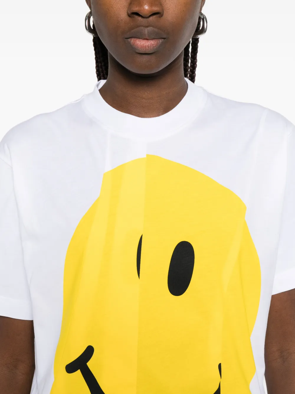 Moschino T-shirt met grafische print Wit