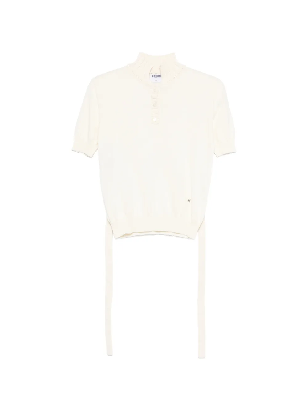 Moschino button knitwear - Nude