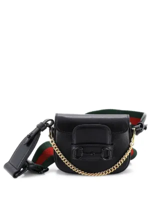 Gucci Pre-Owned GGマーモント マテラッセ レザーベルトバッグ