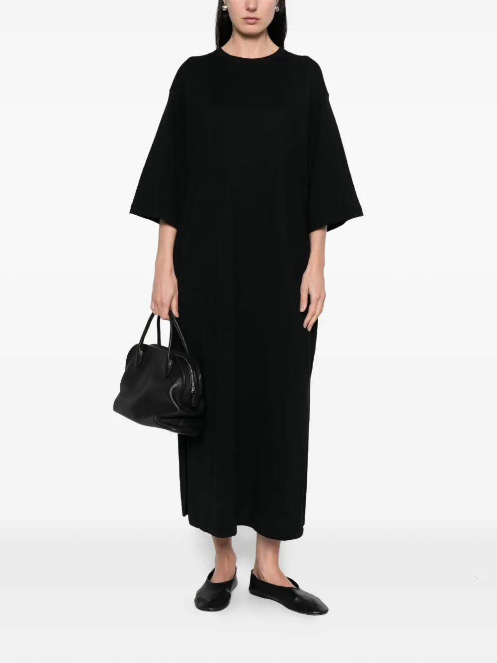  The Row Short-sleeve Dress - Black 