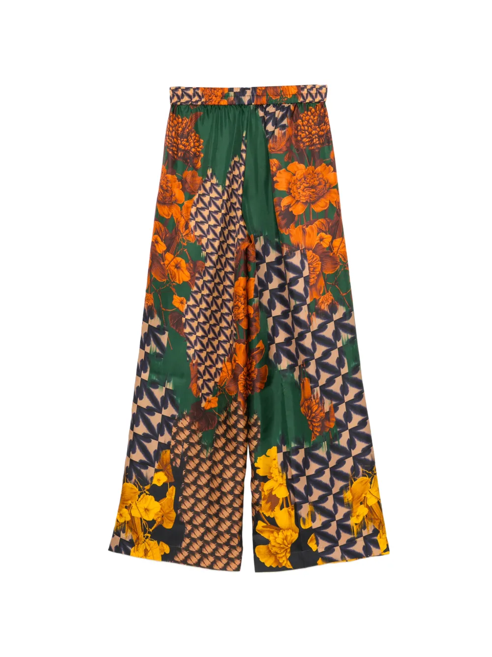 Biyan Zijden broek Oranje