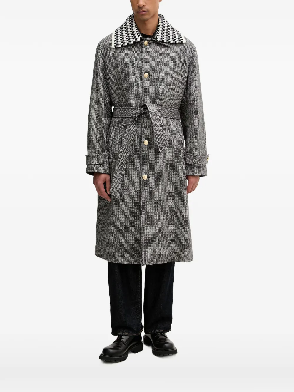 Drôle De Monsieur Cappotto con cintura - Grigio