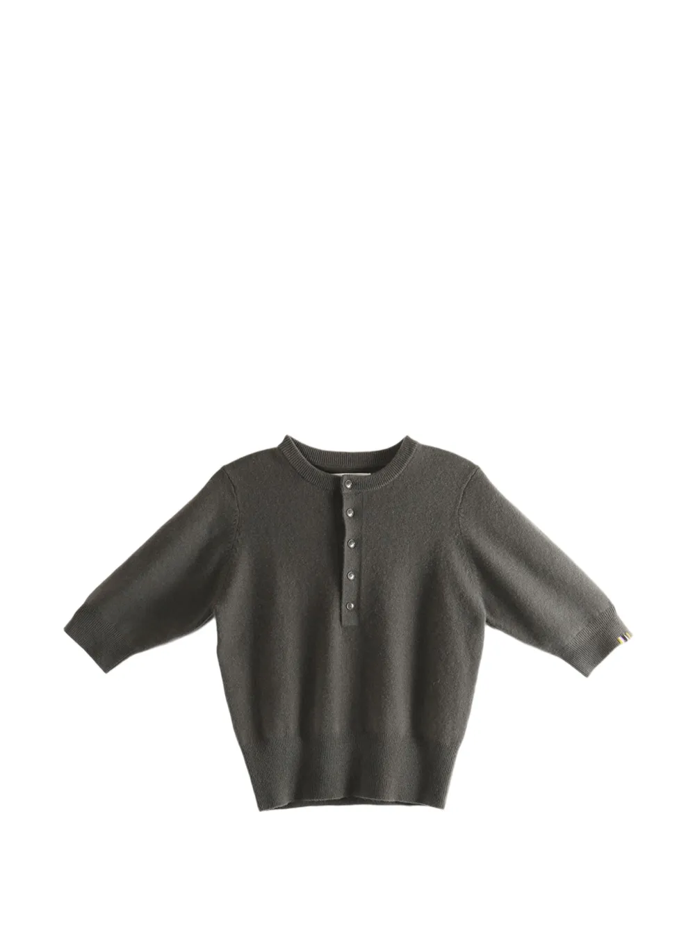 extreme cashmere Mimi short-sleeve sweater - Grigio