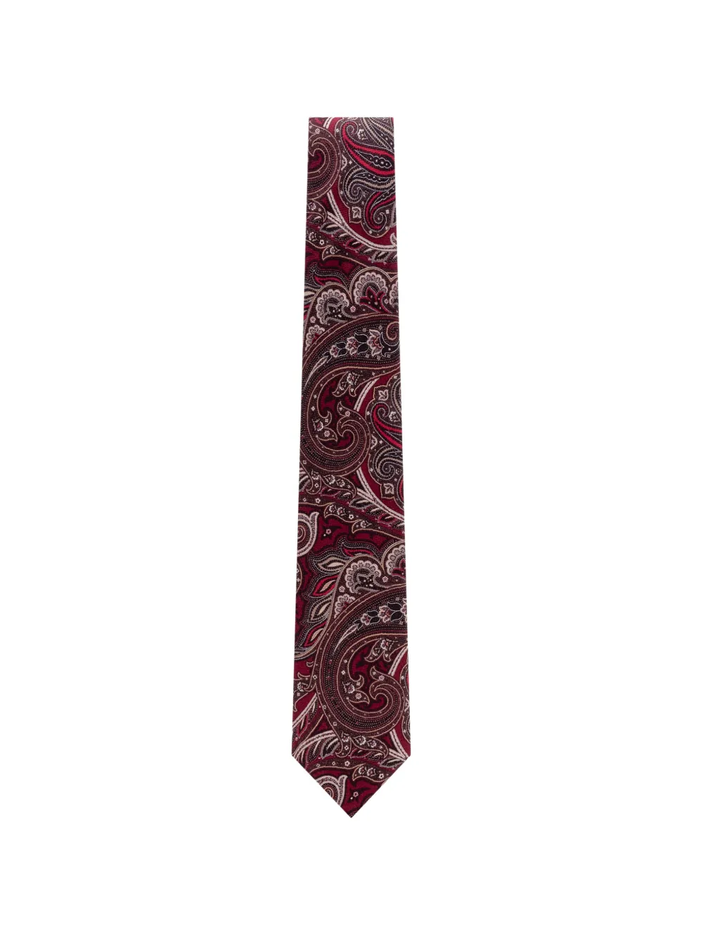 Gabriele Pasini paisley-patterned tie - Rosso
