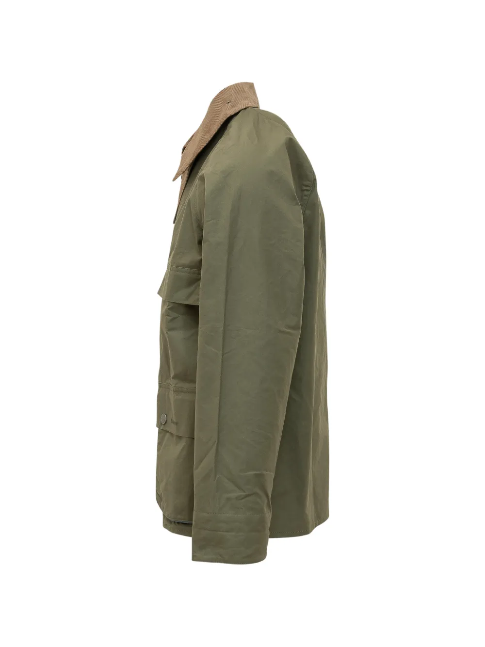 Barbour x Paul Smith Sugarlump Bedale jack met ribfluwelen kraag Groen