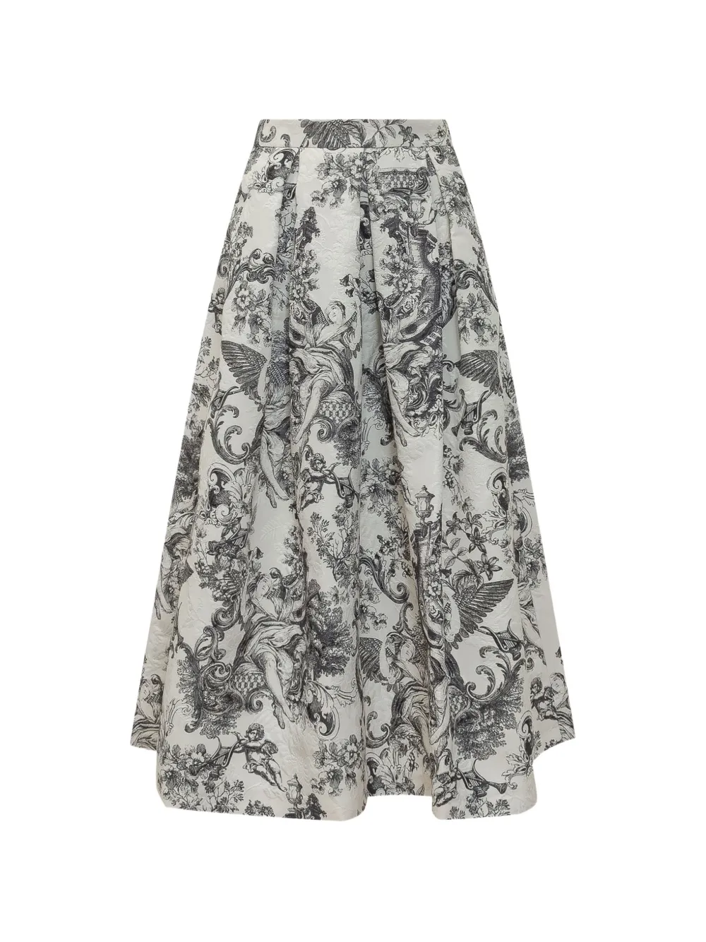 Lunatica Milano Toile print skirt - Bianco
