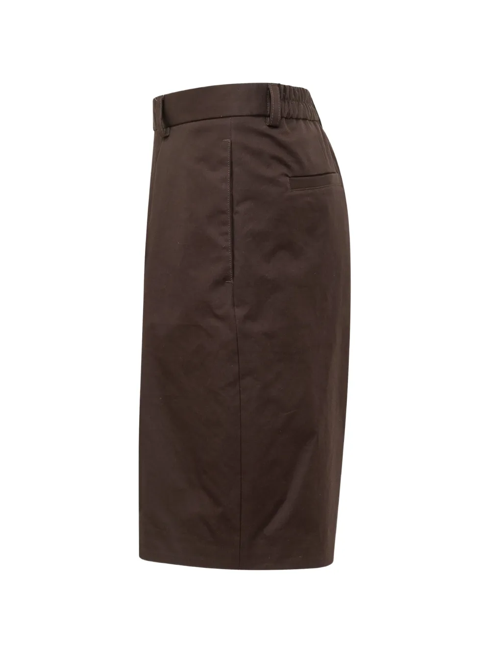  Boss X David Beckham Pleated Shorts - Brown 