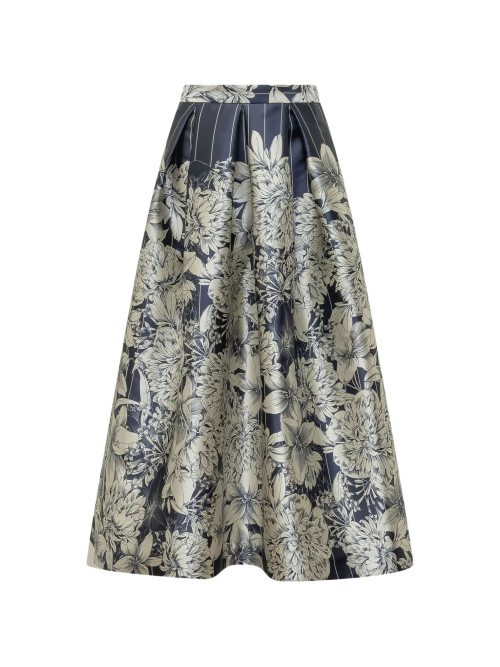 Lunatica Milano floral skirt - Blu