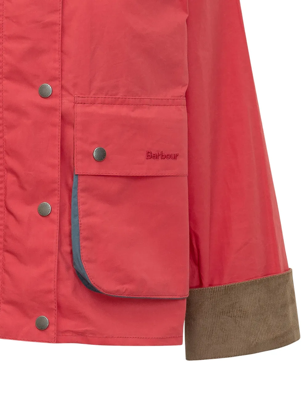 Barbour x Paul Smith jack met knopen Rood
