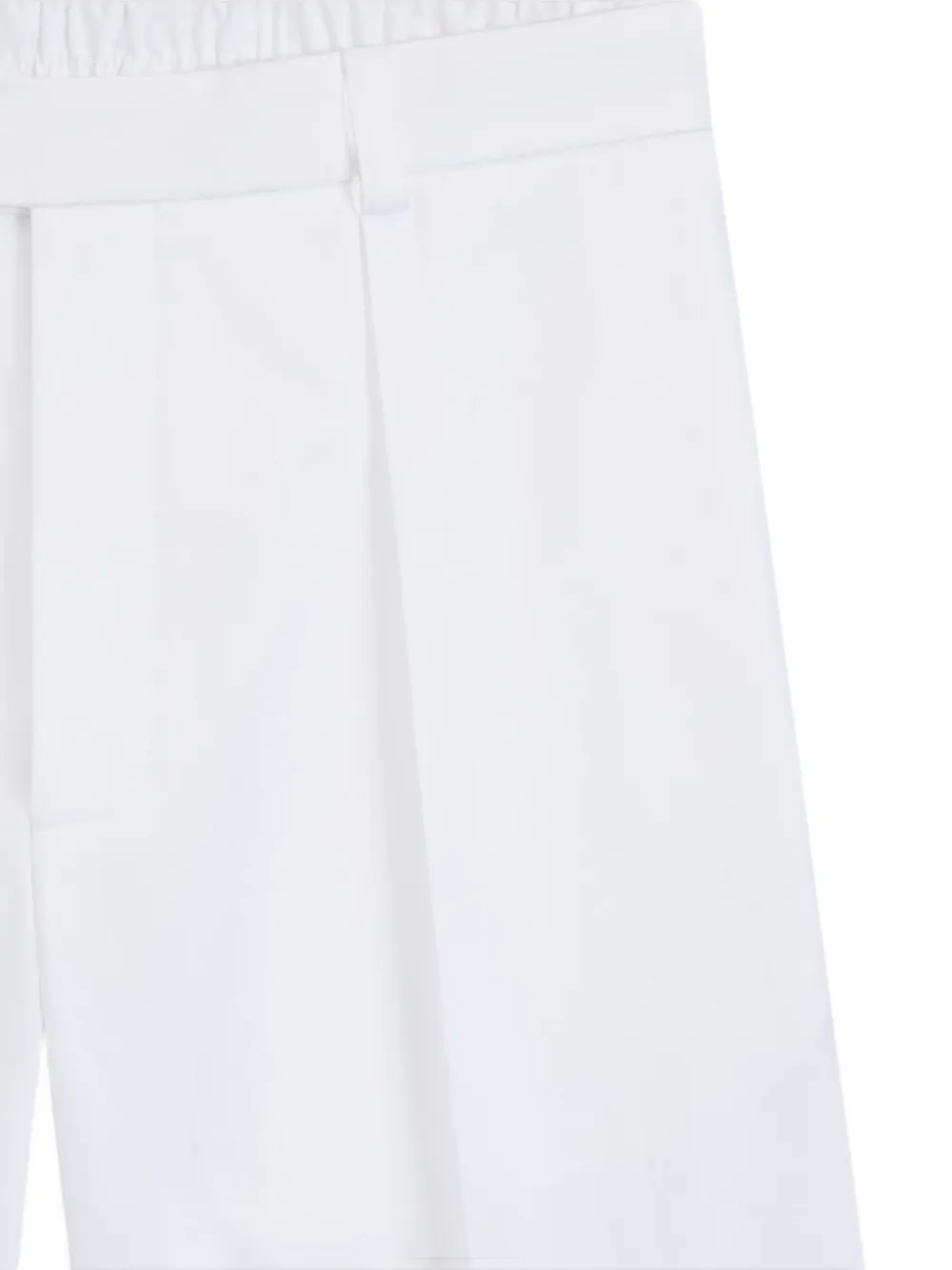 BOSS x David Beckham geplooide shorts Wit