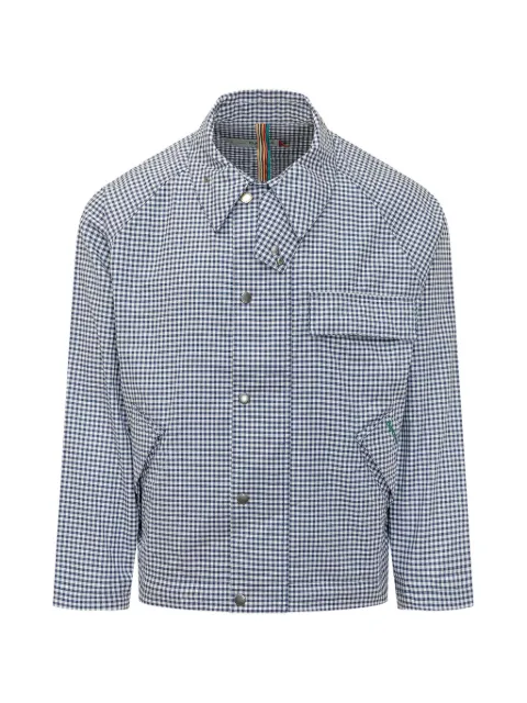 Barbour x Paul Smith gingham-pattern shirt jacket