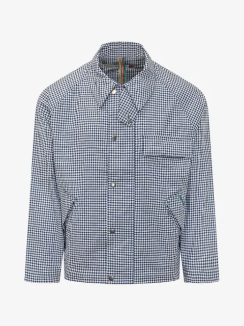 Barbour x Paul Smith gingham-pattern shirt jacket