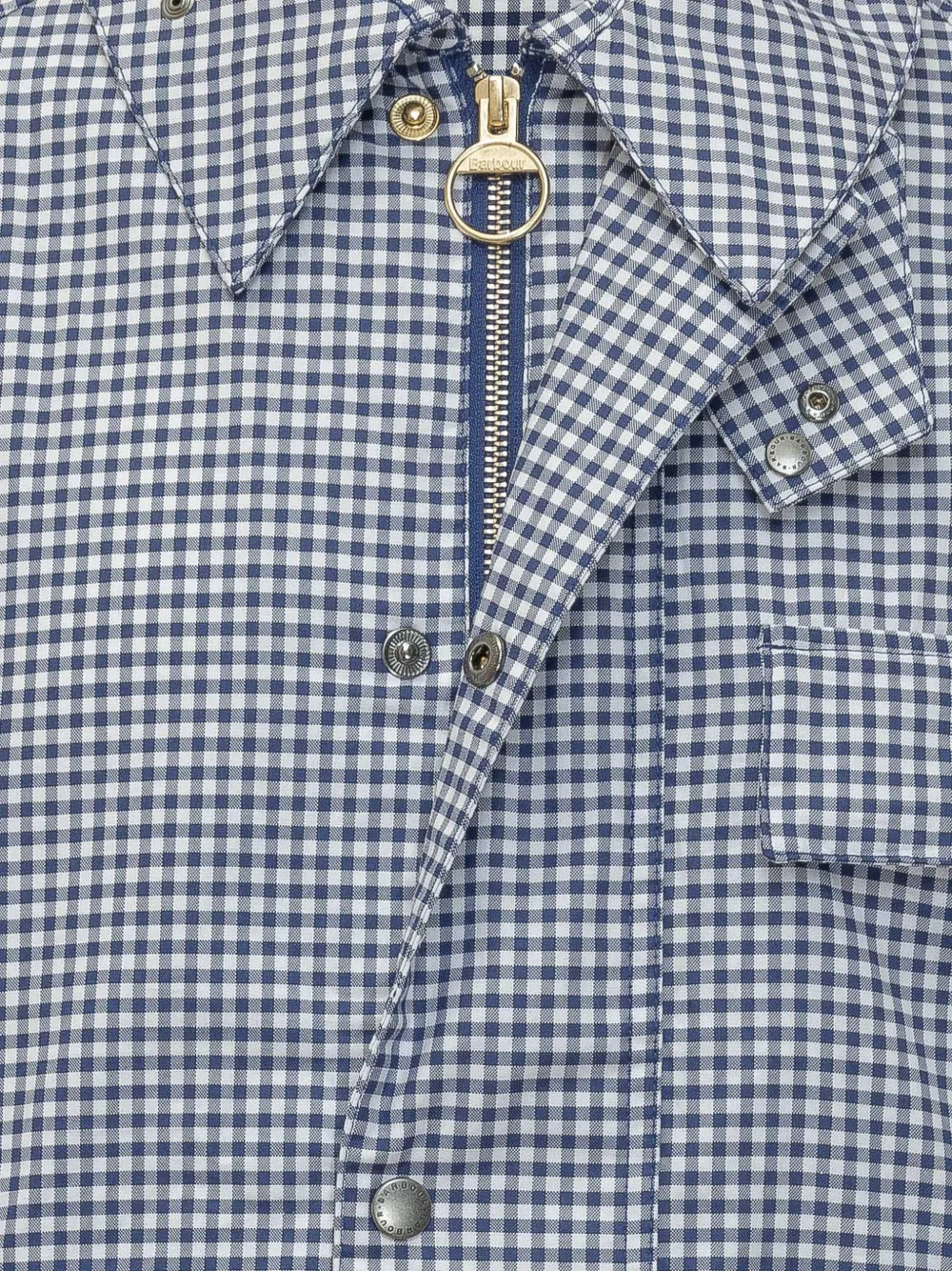 X Paul Smith Gingham-Pattern Shirt Jacket