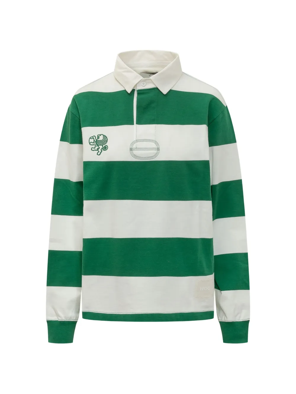 WOC striped polo - Nude