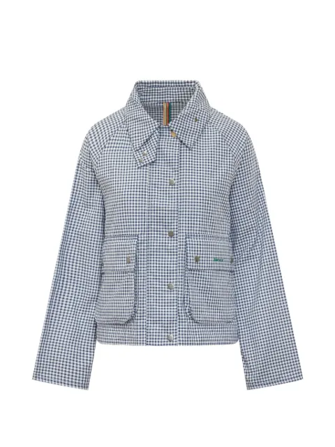 Barbour x Paul Smith gingham-pattern pocket jacket