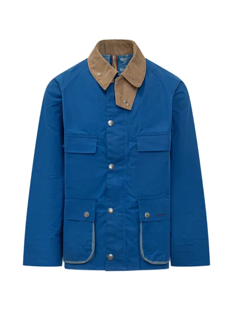 Barbour x Paul Smith corduroy-collar pocket jacket