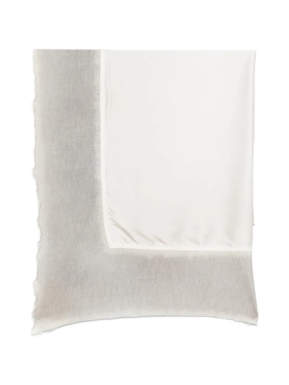 Avant Toi frayed scarf - Nude
