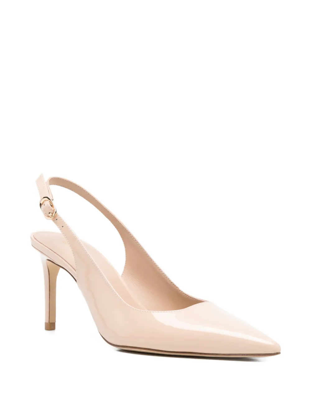 Stuart Weitzman slingback pointed pumps Beige