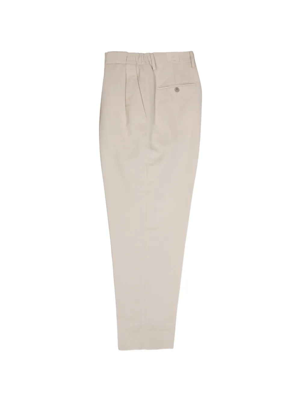 Briglia 1949 Portobellos plooibroek met elastische taille Beige