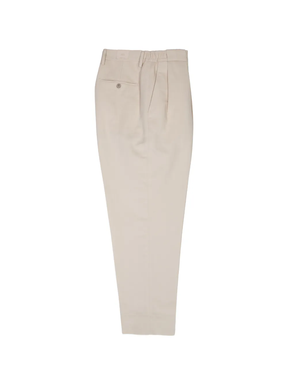 Briglia 1949 Portobellos plooibroek met elastische taille Beige
