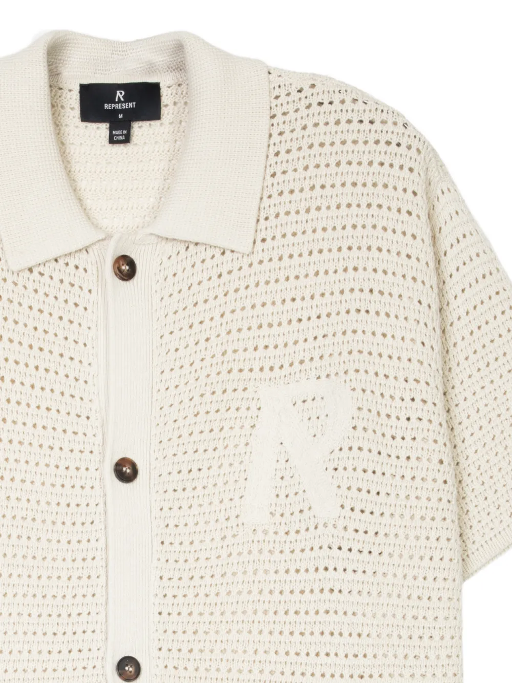 Represent Initial Knitted Shirt - Neutrals 