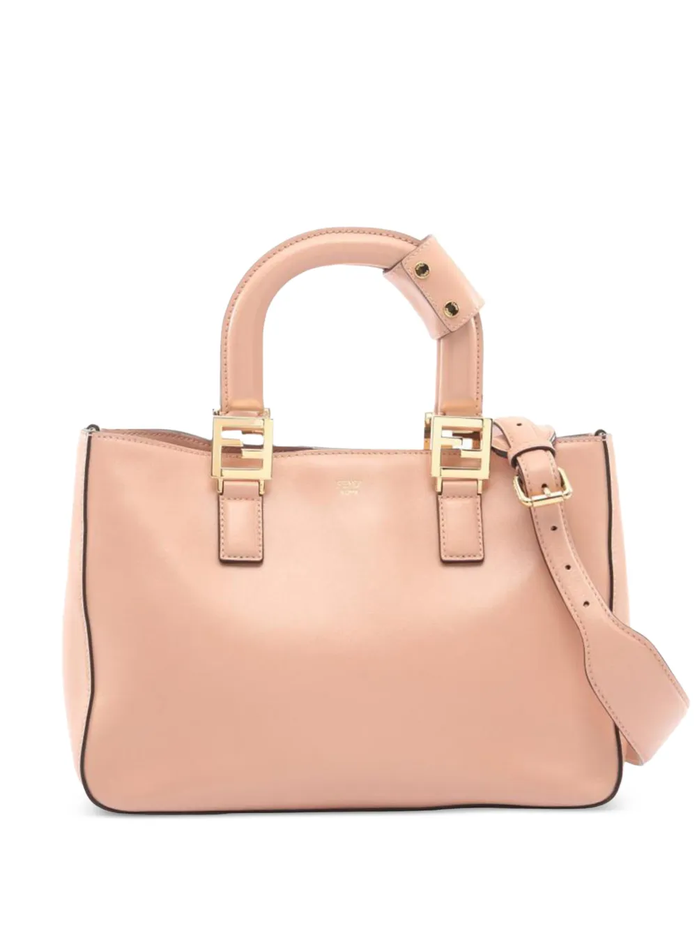 Fendi Pre-Owned 2010s small FF leather tote bag - Pink